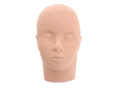 Training Mannequin Head with Training Lashes